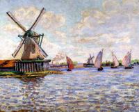 Guillaumin, Armand - Windmills in Holland